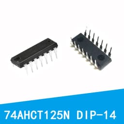 10Pcs/Lot SN74AHCT125N 74AHCT125N 74AHCT125 SN74AHCT125 DIP-14 Buffer Line Driver DIP14 New Original Good Quality Chipset
