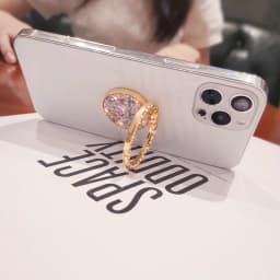 Bling Glitter Sequin Finger Ring Holder for For IPhone X 8 7 11 12 Pro Redmi Samsung Round Phone Table Holder Rotation Stand