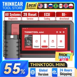 THINKCAR Thinktool Mini OBD2 Scanner Professional Full System Auto Scanner 28 Reset All Software Free Update Diagnostic Tools