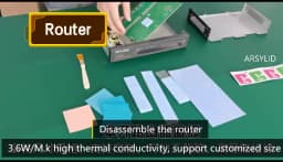 6pcs Thermal Pad 30x30mm Notebook Computer Router Memory Graphics Chip Cooling Non-Conductive Silicone 0.3MM 0.5MM 1.0MM