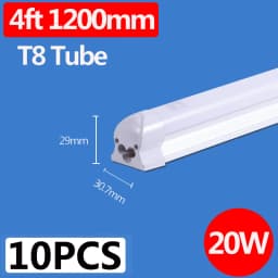 220V 120cm T5 T8 Led Tube Light for Home Led Lamp Tube Bar 40W 60W Cold White Warm Whtie 4ft Led Tube Light 1200mm Tube Lighting