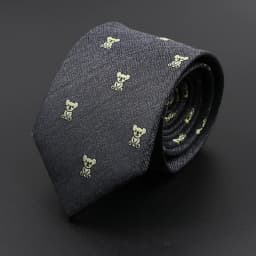 New Casual Men's Ties Dog Lion Bear Horse Flower Pattern Red Blue Jacquard Necktie For Men Wedding Groom Business Accessories