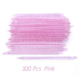 20/50/100 Pcs/Lot Crystal Nail Stick Double Side Cuticle Pusher Remover Tools Reusable Colorful Stick Nail Art Care Manicure Set