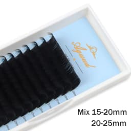 AGUUD 25mm Lashes Long Individual Eyelash Extension 15-20mm 20-25mm False Lashes Faux Mink Classic Lashes 25mm Soft Silk Lashes