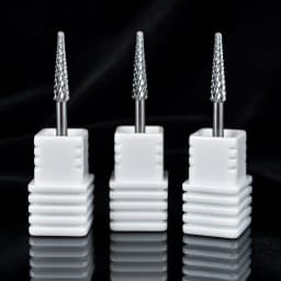 Professional Solid Tungsten Carbide Nail Drill Bit for Underside Cutting Polishing Electric File Manicure Pedicure Tool