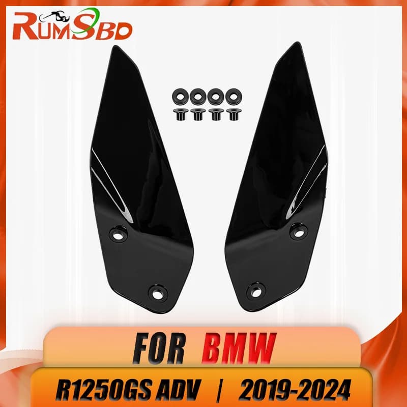 Windshield Windscreen Side Panel Deflector Airflow Hand Shield Protector For BMW R1200 R1250 GS ADV 2014-2024 2023 2022 2021