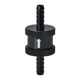 6 Size 4MM / 6MM / 8MM / 10MM / 12MM / 16MM Non Return One Way Fuel Check Valve Aluminum Alloy Petrol Diesel