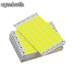 60x8mm LED COB Strip for Bicycle Taillights 1.5W 3W 2V 3V DC Warm White Blue Red COB LED Light Source for DIY Work Lamp