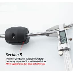 1 Pc Hose Weight Heavy Duty Screw Type Pull Out Weight Replacement Part Basin Faucet Weight for Sink Kitchen Home Bathroom