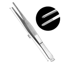 Curved Forceps Stainless Steel Tweezers Home dical Dental Plier Garden 12.5/14/16/18