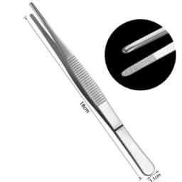 Curved Forceps Stainless Steel Tweezers Home dical Dental Plier Garden 12.5/14/16/18