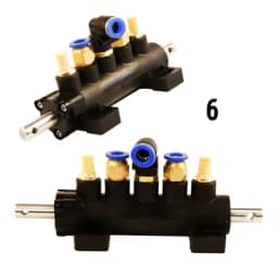 Hot Air Control Five Way Foot Pedal Valve Wheel Repairing Tool Tire Changer Machine