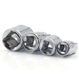 4pcs 1/4 3/8 1/2 Drive Socket Adapter Converter Reducer Air Impact Craftsman Socket Wrench Adapter Hand Tools Set Repair Tools