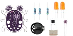Weevil Eye DIY Electronic Beginner Learn To Solder Fun Kit Handmade Gift (Red. Yellow. Green White Blue Black Purple )