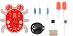 Weevil Eye DIY Electronic Beginner Learn To Solder Fun Kit Handmade Gift (Red. Yellow. Green White Blue Black Purple )