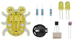 Weevil Eye DIY Electronic Beginner Learn To Solder Fun Kit Handmade Gift (Red. Yellow. Green White Blue Black Purple )