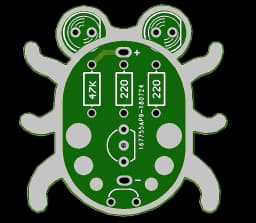 Weevil Eye DIY Electronic Beginner Learn To Solder Fun Kit Handmade Gift (Red. Yellow. Green White Blue Black Purple )