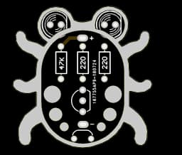 Weevil Eye DIY Electronic Beginner Learn To Solder Fun Kit Handmade Gift (Red. Yellow. Green White Blue Black Purple )