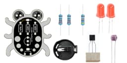 Weevil Eye DIY Electronic Beginner Learn To Solder Fun Kit Handmade Gift (Red. Yellow. Green White Blue Black Purple )
