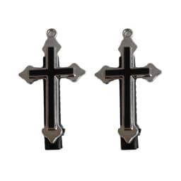 2021 New Punk Cross Skull Jesus Make Old Metal Hair Grip Hair Claw Accessories For Women Girl Hair Clip Party Gifts