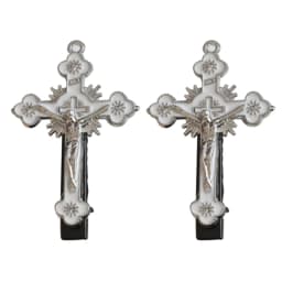 2021 New Punk Cross Skull Jesus Make Old Metal Hair Grip Hair Claw Accessories For Women Girl Hair Clip Party Gifts