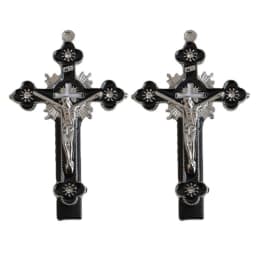 2021 New Punk Cross Skull Jesus Make Old Metal Hair Grip Hair Claw Accessories For Women Girl Hair Clip Party Gifts