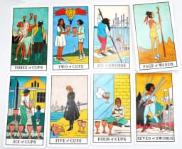Modern Witch Tarot Deck English Version Tarot Card Deck Board Game PDF Guidebook Divination Fate for Women Girls Personal Use