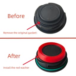 Oil Filler Cap Rubber Sealing Gasket EA888 EA211 EA111 EA113 For Audi A1 S1 A3 A4 A5 A6 A7 A8 S3 S4 S5 C6 C7 S7 S8 Q2 Q3 Q5 Q7