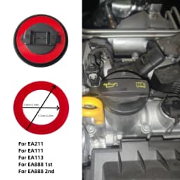 Oil Filler Cap Rubber Sealing Gasket EA888 EA211 EA111 EA113 For Audi A1 S1 A3 A4 A5 A6 A7 A8 S3 S4 S5 C6 C7 S7 S8 Q2 Q3 Q5 Q7