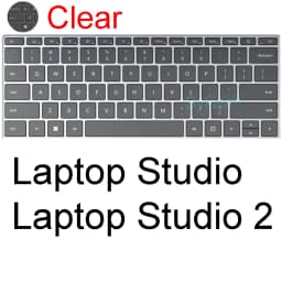Keyboard Cover for Microsoft Surface Pro 13 12 11 10 9 7 8 7+ 6 5 4 3 X Studio GO 2 Book 3 RT Silicone Protector Skin Case
