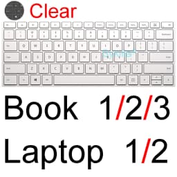Keyboard Cover for Microsoft Surface Pro 13 12 11 10 9 7 8 7+ 6 5 4 3 X Studio GO 2 Book 3 RT Silicone Protector Skin Case