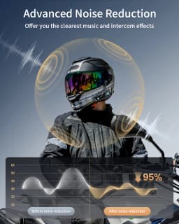 2pcs Fodsports FX8 AIR Motorcycle Helmet Intercom Wireless Bluetooth Headset Interphone,4 Riders 1000m,FM Radio