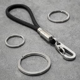 Outdoor Keychain Lanyard Stainless Steel Fixed Buckle Jewelry Lanyard Multi-function Key Ring Backpack Key Ring Wrist Lanyards