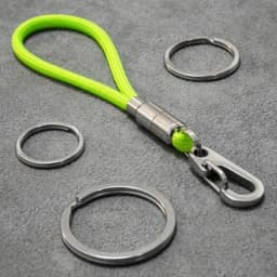 Outdoor Keychain Lanyard Stainless Steel Fixed Buckle Jewelry Lanyard Multi-function Key Ring Backpack Key Ring Wrist Lanyards