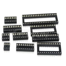 10PCS IC socket square hole Narrow Wide DIP6 DIP8 DIP14 DIP16 DIP18 DIP20 DIP24 DIP28 6PIN 8PIN 14PIN 16PIN 18PIN 20PIN 24PIN