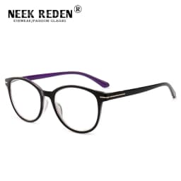 Men's Reading Glasses Retro Women Round Presbyopia Clear Vision Magnifier Eyewear For Sight Diopters+0.5 +0.75 +1.25 +1.75 +4.0