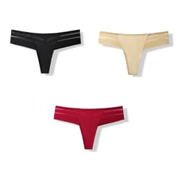 3 Pcs Women's Panties Intimates Underwear Thongs Sexy Lingerie Sports Female Tanga For Woman Ice Silk Seamless Panties For Women