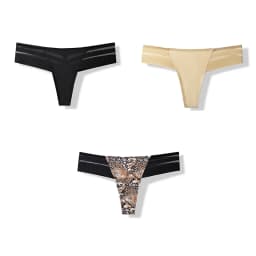 3 Pcs Women's Panties Intimates Underwear Thongs Sexy Lingerie Sports Female Tanga For Woman Ice Silk Seamless Panties For Women