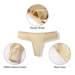 3 Pcs Women's Panties Intimates Underwear Thongs Sexy Lingerie Sports Female Tanga For Woman Ice Silk Seamless Panties For Women