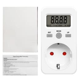 Digital Wattmeter 220V 110V AC Power Meter Electricity Consumption Energy Meter EU Plug Power Kilowatt Wattage Electricity Meter