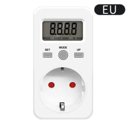 Digital Wattmeter 220V 110V AC Power Meter Electricity Consumption Energy Meter EU Plug Power Kilowatt Wattage Electricity Meter