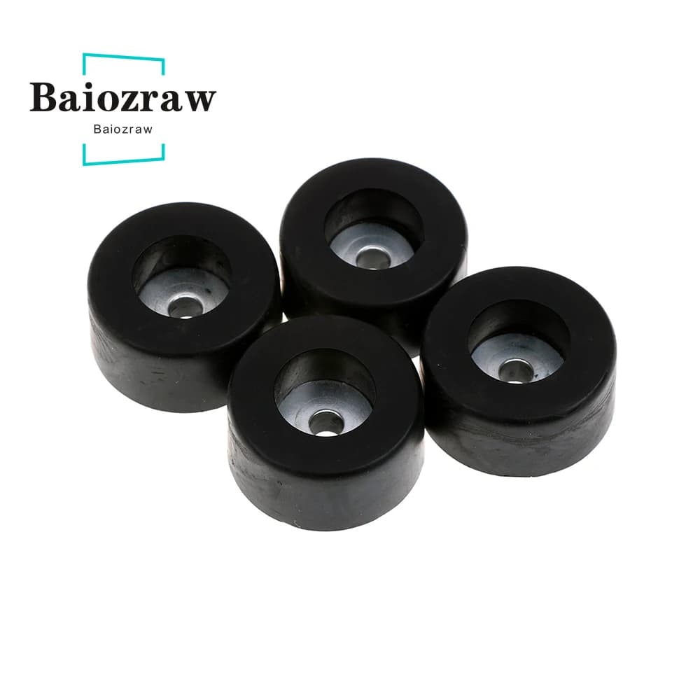 Baiozraw Trident 3D Printer Rubber Foot Black Color 38mm X 19mm Rubber Feet Damper Pad Base 4pcs for Voron Trident Parts