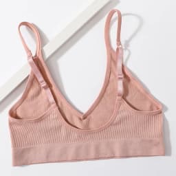 Women Seamless Bra And Panties Set U-Shape Back Crop Top Low Rise Thong Comfort Bralette Female Underwear Sexy Lingerie Set