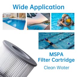 Hot Tub Filter Cartridge For MSPA All Current Spa Pool, Toskana Camaro Alpine Silver Cloud Tekapo Mono Reve Bliss Baikal Lite