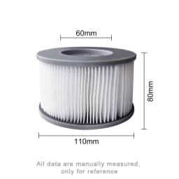 Hot Tub Filter Cartridge For MSPA All Current Spa Pool, Toskana Camaro Alpine Silver Cloud Tekapo Mono Reve Bliss Baikal Lite