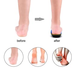 IFITNA Flat Feet Orthopedic Insoles Arch Support Template Plantar Fasciitis Orthotics Heel Pain Inserts Boots Sneaker Men Women