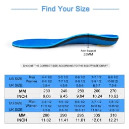 IFITNA Flat Feet Orthopedic Insoles Arch Support Template Plantar Fasciitis Orthotics Heel Pain Inserts Boots Sneaker Men Women