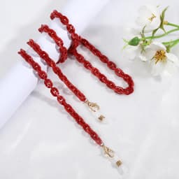 Bohemia Acrylic Reading Glasses Chain Women Resin Sunglasses Hold Cords Face Mask Chains Lanyard Masks Hang Necklace Straps Rope