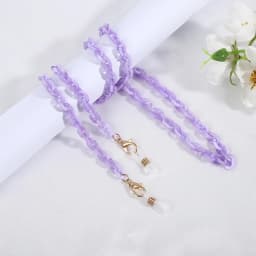 Bohemia Acrylic Reading Glasses Chain Women Resin Sunglasses Hold Cords Face Mask Chains Lanyard Masks Hang Necklace Straps Rope
