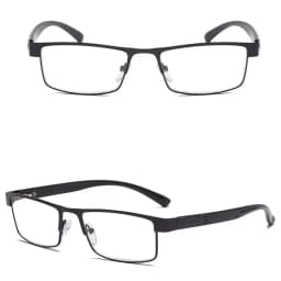 High Quality Men Titanium Alloy Reading Glasses Non Spherical Coated Lenses Business Hyperopia Prescription Eyeglasses +1.0 ~+4.